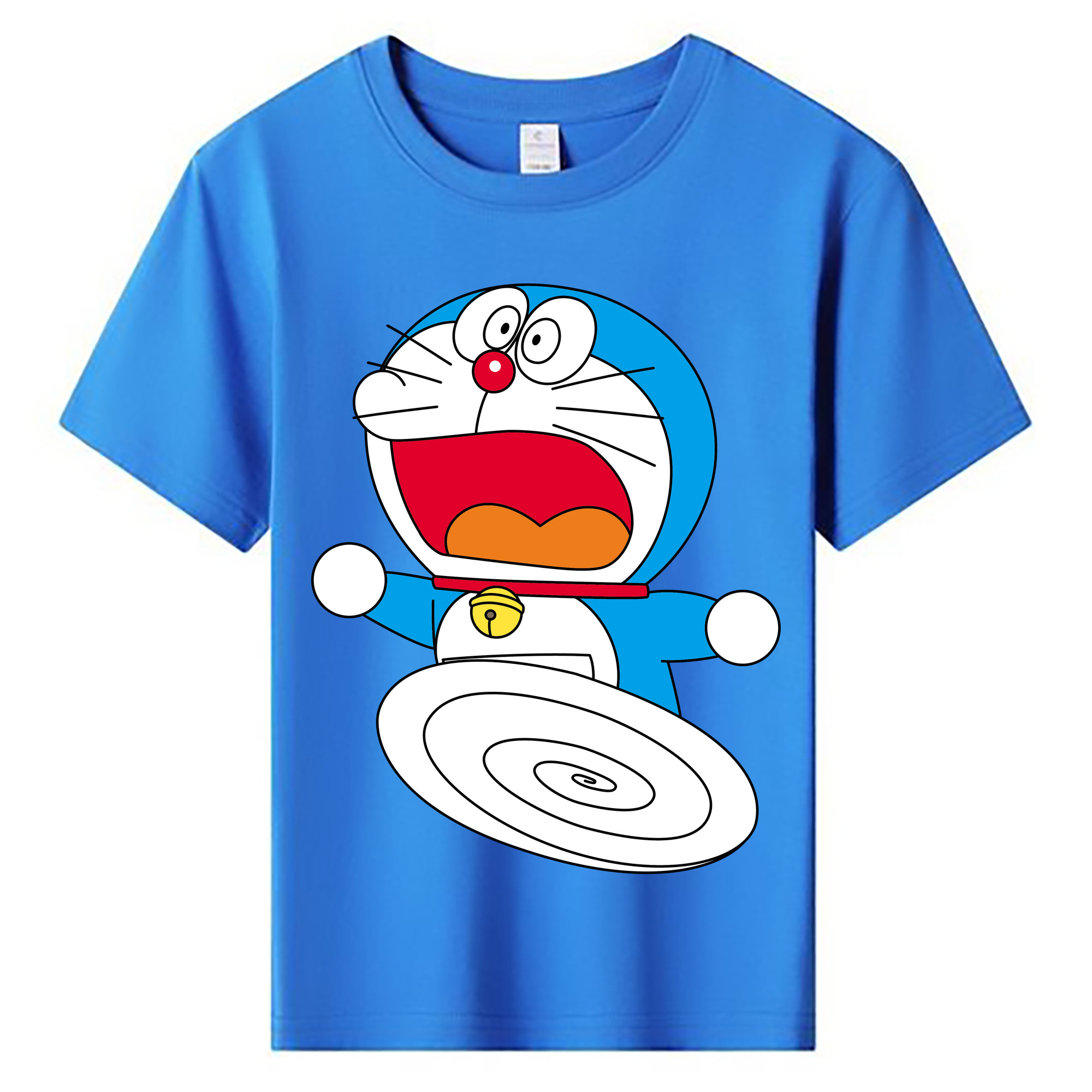（画像用） ドラえもん Doraemon 綿100％キッズTシャツ（フロントプリント）